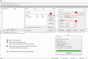 Hướng dẫn cấu hình thông số IP và Port cho Proxy trên phần mềm Proxifier chuyên dụng