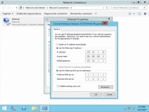Cách đổi DNS VPS Windows trong IPv4 Properties để tăng tốc mạng MMO