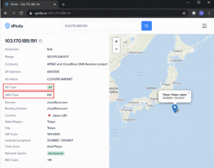 Cách kiểm tra IP Proxy có phải là IP dân cư chuẩn trên IPInfo