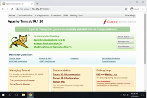 Cách kiểm tra Apache Tomcat đã cài thành công trên VPS Windows bằng trang welcome port 8080