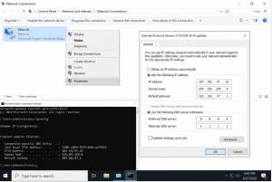 Cách đổi IP tĩnh thủ công trên máy tính Windows 10 bằng thiết lập IPv4 và lệnh CMD