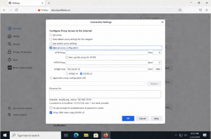 Cách cấu hình Manual Proxy Configuration trên Firefox bằng SOCKS5 để giảm rủi ro lộ IP thật