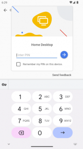 Khung điền thông số IP máy chủ trong mục Add PC trên giao diện mobile